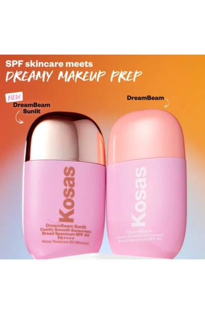 Kosas Dreambeam Silicone-free Mineral Sunscreen Spf 40 With Ceramides And Peptides Dreambeam Sunlit 1.3 oz In Sunlit