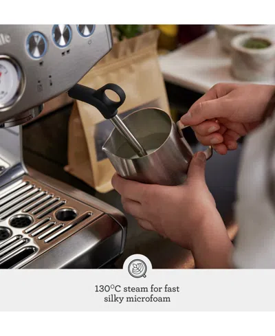Breville Barista Express Impress Espresso Machine In Black Truffle