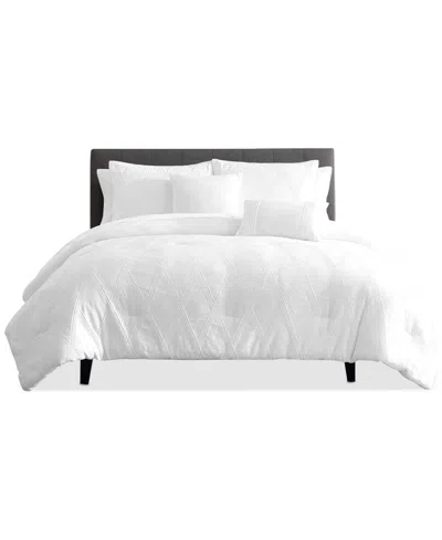 Hallmart Collectibles Goranna 9-pc. Comforter Set, Queen In White