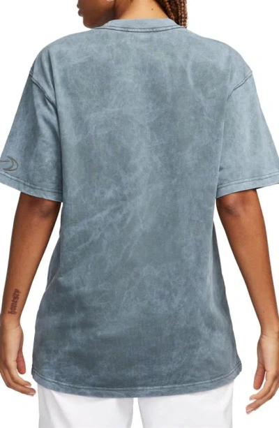 Shop Nike Sportswear Max90 Oversize Stonewashed T-shirt In Anthracite