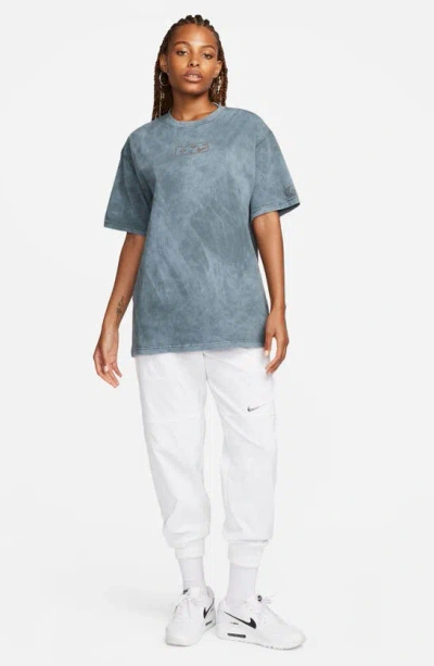 Shop Nike Sportswear Max90 Oversize Stonewashed T-shirt In Anthracite