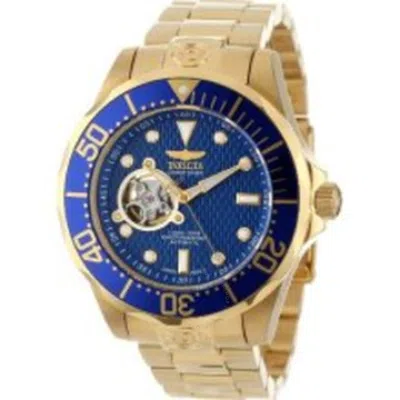 Shop Invicta Pro Diver Grand Diver Automatic Men's Watch 13711 In Blue / Gold / Skeleton
