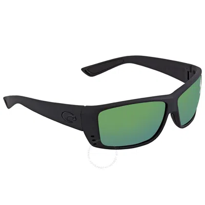 Shop Costa Del Mar Cat Cay Green Mirror Polarized Polycarbonate Men's Sunglasses At 01 Ogmp 61