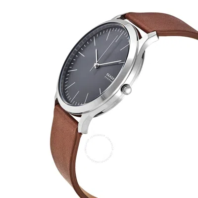 Shop Skagen Jorn Quartz Grey Dial Men's Watch Skw6552 In Brown / Grey