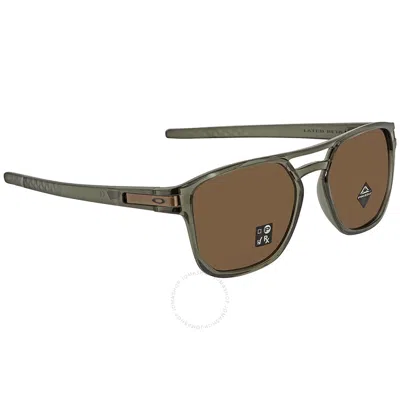 Shop Oakley Latch Beta Prizm Tungsten Square Men's Sunglasses Oo9436 943603 54 In Olive