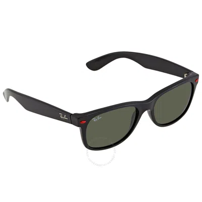 Shop Ray Ban Scuderia Ferrari Green Classic G-15 Square Unisex Sunglasses Rb2132m F60131 55 In Black / Green