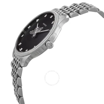 Shop Gucci G-timeless Quartz Black Dial Unisex Watch Ya1264154