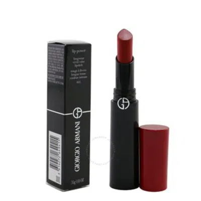 Shop Giorgio Armani Ladies Lip Power Longwear Vivid Color Lipstick 0.11 oz # 400 Four Hundred Makeup 3614