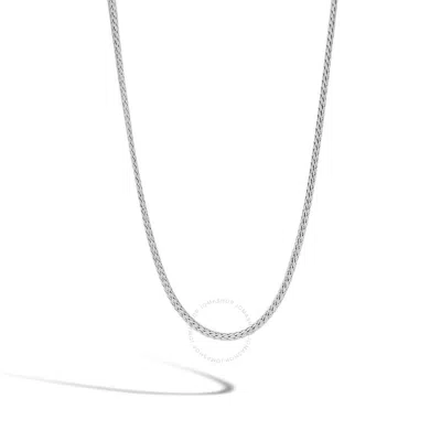 Shop John Hardy Classic Chain 2.5mm Silver Necklace With Lobster Clasp 22" - Nb92cx22 In Silver-tone