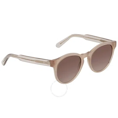 Shop Ferragamo Salvatore  Brown Teacup Ladies Sunglasses Sf1068s 278 52