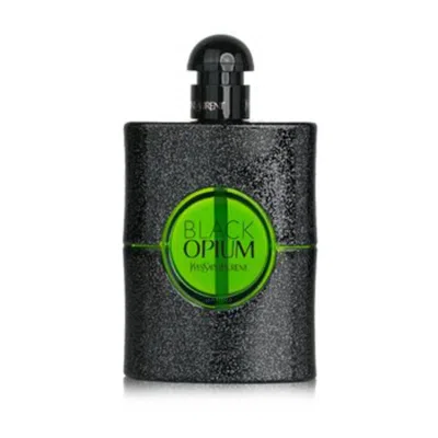 Shop Saint Laurent Yves  Ladies Black Opium Illicit Green Edp Spray 2.8 oz Fragrances 3614273642880 In Black / Green / Orange