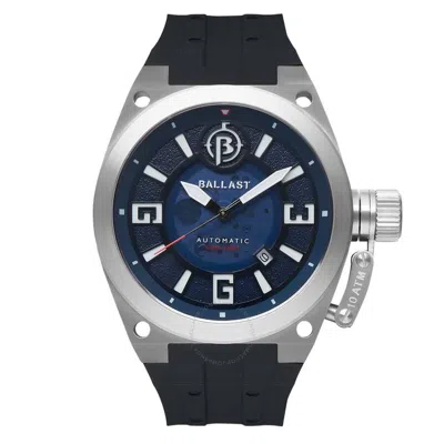 Shop Ballast Valiant Automatic Blue Dial Men's Watch Bl-3145-03 In Black / Blue