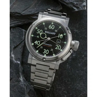 Shop Ballast Holland Green Dial Men's Watch Bl-3150-11 In Green / Navy