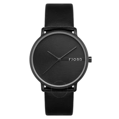 Shop Fjord Erik Black Dial Men's Watch Fj-3059-02