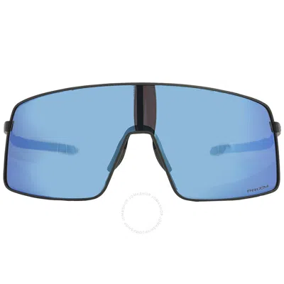 Shop Oakley Sutro Ti Prizm Sapphire Shield Men's Sunglasses Oo6013 601304 36 In N/a