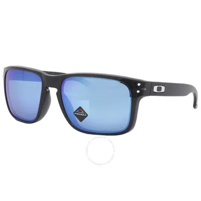 Shop Oakley Holbrook Prizm Sapphire Polarized Square Men's Sunglasses Oo9102 9102w7 57 In Black