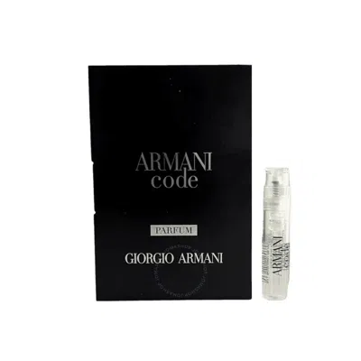 Shop Giorgio Armani Armani Code For Men /  Parfum Spray 0.04 oz (1.2 Ml) (m) In N/a