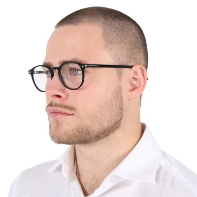 Tom Ford Demo Oval Men's Eyeglasses Ft5294 001 50 In Black