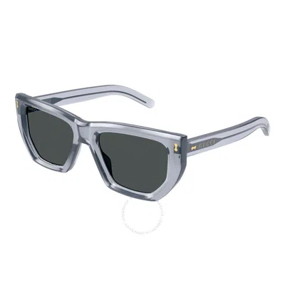 Shop Gucci Grey Cat Eye Ladies Sunglasses Gg1520s 004 53