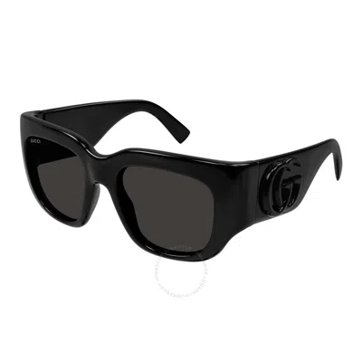 Gucci Grey Square Ladies Sunglasses Gg1545s 001 53 In Grey