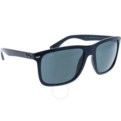 Shop Ray Ban Boyfriend Two Blue Sport Unisex Sunglasses Rb4547 6717r5 60