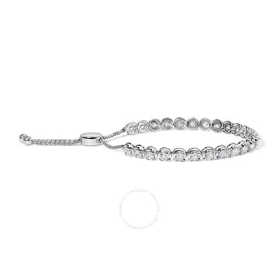 Shop Haus Of Brilliance 14k White Gold 6.00 Cttw Diamond 4-10 Adjustable Bolo Tennis Bracelet (i-j Color