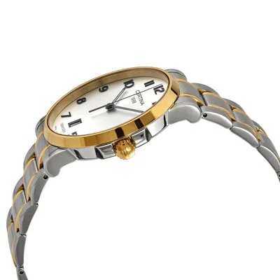 Shop Certina Ds Caimano Quartz Silver Dial Men's Watch C017.410.22.032.00 In Two Tone  / Black / Gold Tone / Silver / Yellow