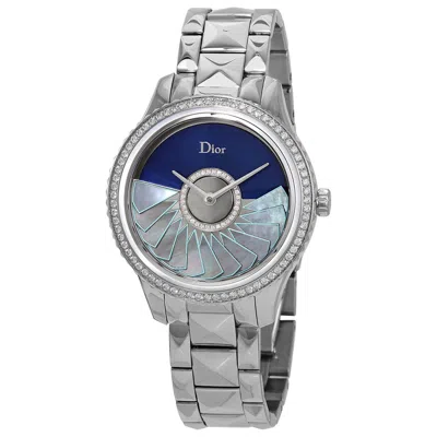 Shop Dior Viii Grand Bal Automatic Ladies Watch Cd153b10m002 In Blue / Dark / Mother Of Pearl