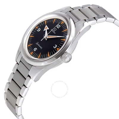 Shop Omega Seamaster Railmaster Automatic Chronometer Black Dial Men's Watch 220.10.38.20.01.00