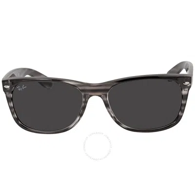 Shop Ray Ban New Wayfarer Color Mix Dark Grey Unisex Sunglasses Rb2132 6430b1 58 In Dark / Gray / Grey