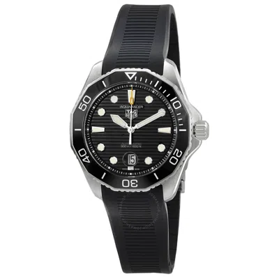 Shop Tag Heuer Aquaracer Automatic Black Dial Men's Watch Wbp201a.ft6197 In Aqua / Black