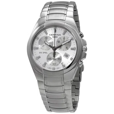 Shop Certina Chronograph Quartz Silver Dial Men's Watch C54271534211