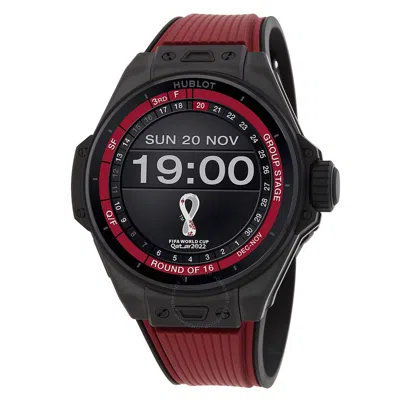 Shop Hublot Big Bang E Fifa World Cup Qatar 2022 Digital Black Dial Men's Watch 450.ci.1100.rx.fwc22 In Red   / Black / Digital