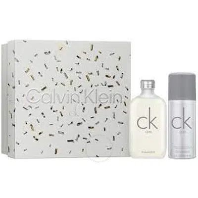 Shop Calvin Klein Unisex Ck One Gift Set Fragrances 3616304678134 In Green