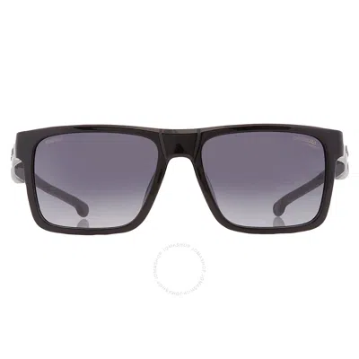 Shop Carrera Grey Gradient Square Men's Sunglasses  Ducati 021/s 0807/9o 55 In Black / Grey