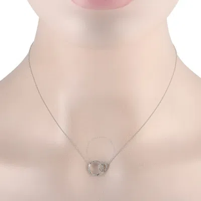 Lb Exclusive 14k White Gold 0.25ct Diamond Necklace Pn15379 W In Multi-color