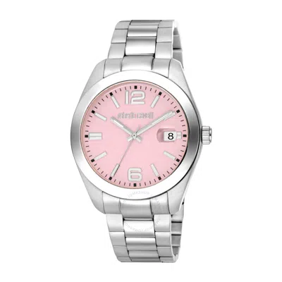 Shop Roberto Cavalli Fashion Watch Quartz Pink Dial Men's Watch Rc5g051m0035