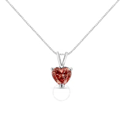 Haus Of Brilliance Igi Certified 14k White Gold Martini Set 1.00 Cttw Lab Grown Pink Heart Diamond S In White