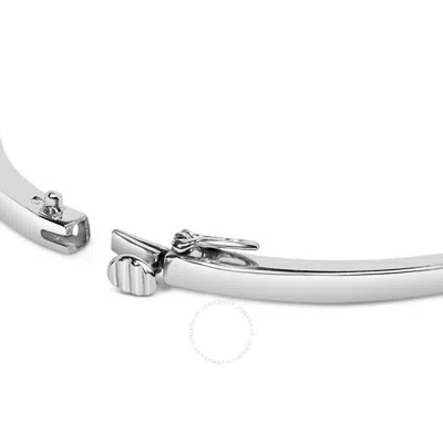 Haus Of Brilliance 14k White Gold 1 7/8 Cttw Semi Bezel Set Diamond Floral Cluster Bangle Bracelet (h-i Color In White