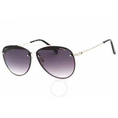 Shop Guess Factory Smoke Gradient Pilot Ladies Sunglasses Gf0386 10b 63 In N/a
