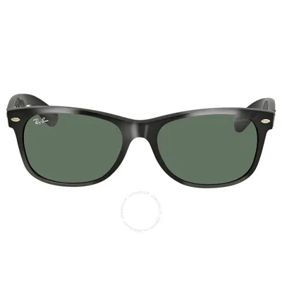 Ray Ban New Wayfarer Classic Green Classic G-15 Unisex Sunglasses Rb2132 901l 55 In Green