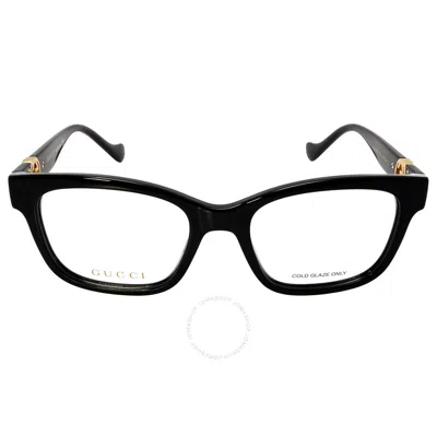 Shop Gucci Demo Rectangular Ladies Eyeglasses Gg1025o 001 51 In N/a