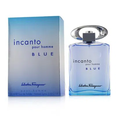 Shop Ferragamo Incanto Blue / S.  Edt Spray 3.4 oz (100 Ml) (m) In Blue / Green