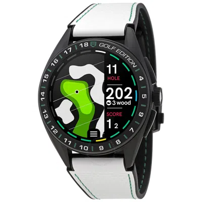 Shop Tag Heuer Connected Golf Quartz Men's Smart Watch Sbr8a81.eb0251 In Black / Green