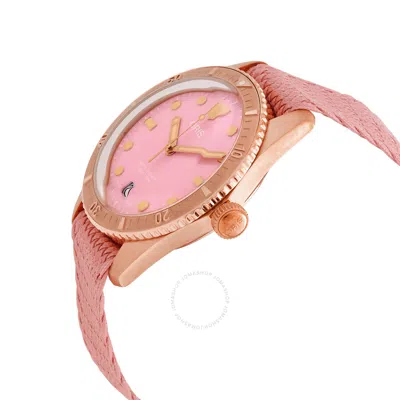 Shop Oris Divers Sixty-five Automatic Pink Dial Unisex Watch 01 733 7771 3158-07 3 19 04brs In Bronze / Pink