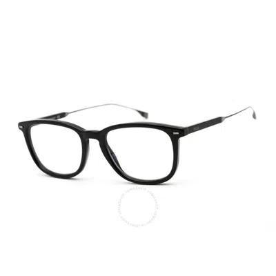 Shop Hugo Boss Blue Light Block Rectangular Men's Eyeglasses Boss 1359/bb 0807 52 In Black / Blue