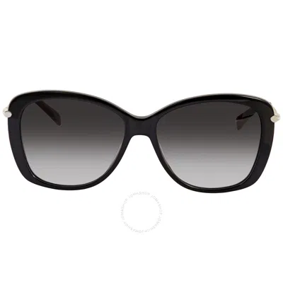 Shop Longchamp Grey Gradient Butterfly Ladies Sunglasses Lo616s 005 56