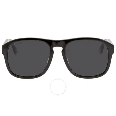 Shop Gucci Grey Square Men's Sunglasses Gg0583s 001 55