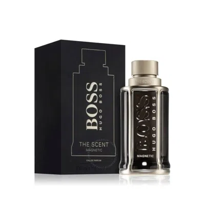 Hugo Boss Men's The Scent Magnetic Edp Spray 3.38 oz Fragrances 3616304247644 In Black