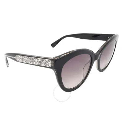 Longchamp Grey Gradient Cat Eye Ladies Sunglasses Lo698s 001 54 In Grey